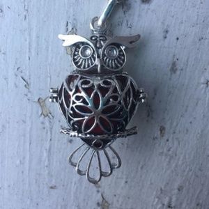 Diffuser necklace with latch